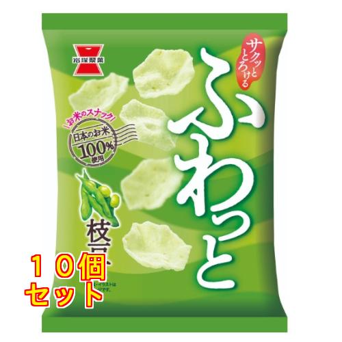 岩塚製菓 ふわっと 枝豆味 32g×10個