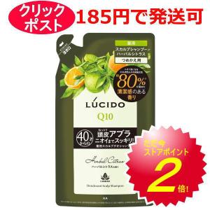 マンダム ルシード 薬用スカルプデオ シャンプー ハーバルシトラス 380ml (詰め替え用) / 医薬部外品｜クスリのわかば