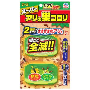 アース製薬 スーパー アリの巣コロリ (2個) アリ用殺虫忌避剤｜kusurinofukutaro