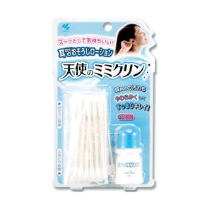 小林製薬　天使のミミクリン　(洗浄ローション10ｍｌ＋綿棒30本)