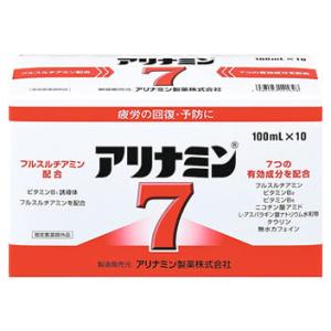 アリナミン製薬 アリナミン7 (100mL×10本) 疲労の回復 予防に　【指定医薬部外品】｜kusurinofukutaro