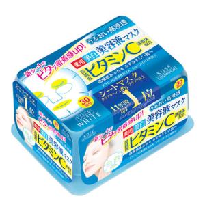 コーセー　クリアターン　エッセンスマスク　ビタミンC　(30枚入)　薬用　美容液　シートマスク　医薬部外品｜kusurinofukutaro