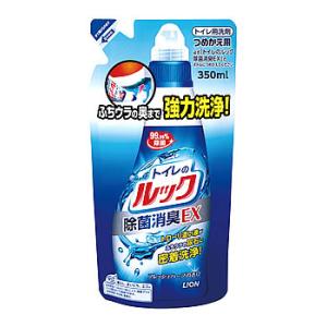 ライオン トイレのルック 除菌消臭EX つめかえ用 (350mL) 詰め替え用 トイレ用洗浄剤 トイレ用洗剤｜kusurinofukutaro