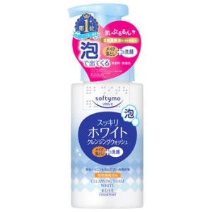 コーセーコスメポート　ソフティモ　泡クレンジングウォッシュ　ホワイト　(200mL)　メイク落とし　泡洗顔料｜kusurinofukutaro