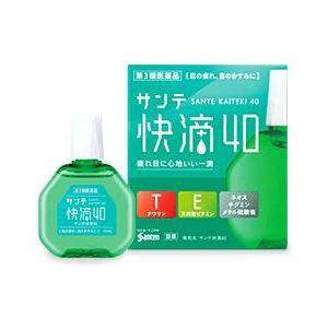 【第3類医薬品】参天製薬　サンテ　快滴40　(15mL)　目の疲れ、目のかすみに　【セルフメディケーション税制対象商品】｜kusurinofukutaro