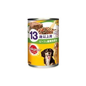 マースジャパン　ペディグリー　13歳以上用　ビーフ＆緑黄色野菜　P131　(400g)｜kusurinofukutaro