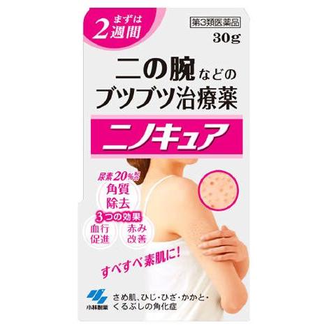 【第3類医薬品】小林製薬　ニノキュア　(30g)　二の腕などのブツブツ治療薬