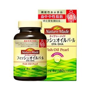 大塚製薬　ネイチャーメイド　フィッシュオイル　パール　45日分　(180粒)　EPA　DHA　機能性表示食品　※軽減税率対象商品｜kusurinofukutaro