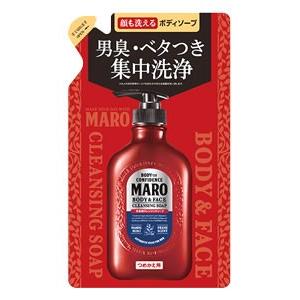 ストーリア　MARO　マーロ　全身用クレンジングソープ　つめかえ用　(380mL)　詰め替え用　ボディソープ　洗顔料｜kusurinofukutaro