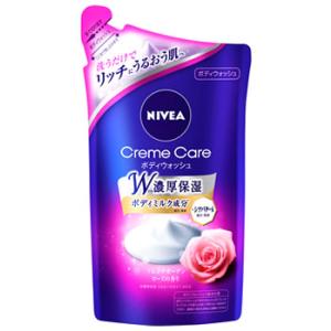 花王 ニベア クリームケア ボディウォッシュ フレンチガーデンローズの香り つめかえ用 (360mL...