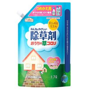 アース製薬　アースガーデン　みんなにやさしい除草剤　おうちの草コロリ　つめかえ用　(1700mL)　詰め替え用｜kusurinofukutaro