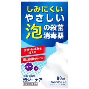 【第3類医薬品】ムネ製薬　泡ジーケア　(80mL)　痔　キズ　殺菌・消毒に｜kusurinofukutaro