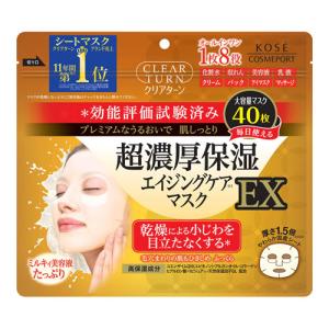 CLEAR TURN コーセーコスメポート クリアターン 超濃厚保湿マスクEX 40