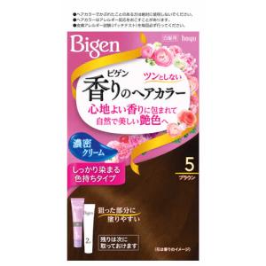 ビゲン 香りのヘアカラー クリーム 5D 落ち着いたブラウン ( 1セット
