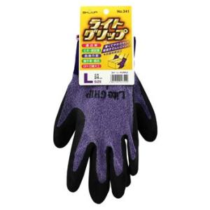 ショーワグローブ No.341 ライトグリップ パープル Lサイズ (1双) 手袋
