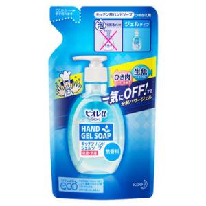 花王 ビオレu キッチン ハンドジェルソープ 無香料 つめかえ用 (200mL) ジェルタイプ 台所...