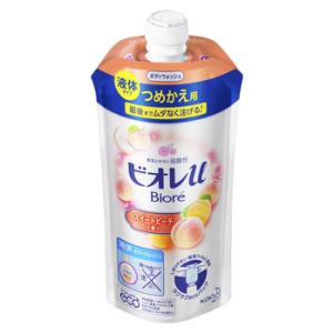 花王 ビオレu スイートピーチの香り つめかえ用 (340mL) 詰め替え用 ボディウォッシュ ボディソープ｜kusurinofukutaro