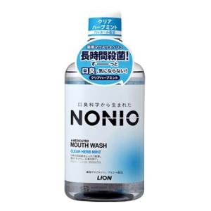 ライオン　NONIO　ノニオ　マウスウォッシュ　クリアハーブミント　(600mL)　薬用マウスウォッ...