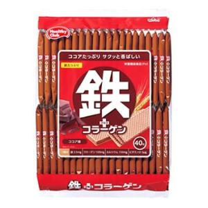 ハマダコンフェクト　鉄プラスコラーゲンウエハース　(40枚)　ウエハース　栄養機能食品　※軽減税率対象商品