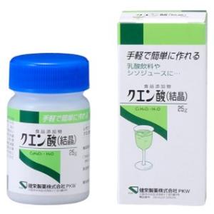 健栄製薬　ケンエー　クエン酸　結晶　(25g)　※軽減税率対象商品｜kusurinofukutaro