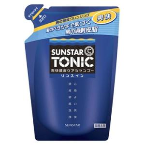 サンスター　トニック　爽快頭皮ケアシャンプー　リンスイン　つめかえ用　(340mL)　詰め替え用　男性用　ノンシリコン　シャンプー