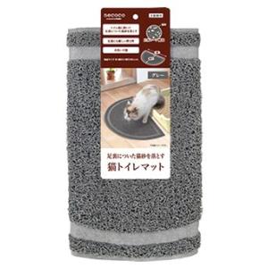 ペティオ necoco 猫トイレマット グレー (1枚) ペット用品