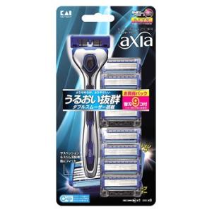 貝印 カイレザー アクシア バリューパック スリム (本体＋替刃9ヶ付) KAIRAZOR axia...