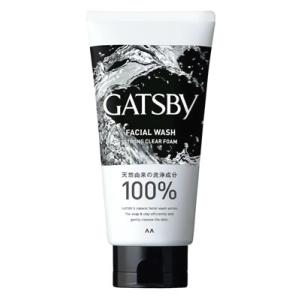 マンダム ギャツビー フェイシャルウォッシュ ストロングクリアフォーム (130g) メンズ洗顔料 洗顔フォーム GATSBY｜kusurinofukutaro