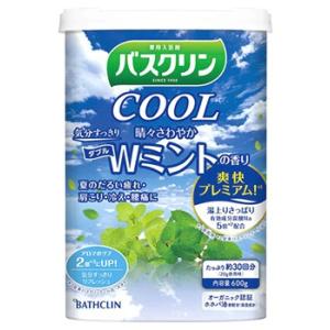 バスクリン クール 晴々さわやか Wミントの香り (600g) 入浴剤　医薬部外品｜kusurinofukutaro