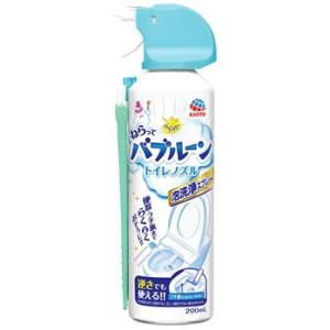 アース製薬 らくハピ ねらってバブルーン トイレノズル 泡洗浄スプレー (200mL) トイレ用 洗...