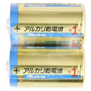 くらしリズム パナソニック アルカリ乾電池 単1形 LR20(BJTR)/2S (2本パック) 電池 単一形｜kusurinofukutaro