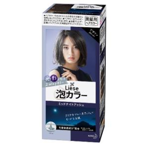 花王 リーゼ 泡カラー ミッドナイトアッシュ (1セット) ヘアカラーリング剤 黒髪用ヘアカラー　医...