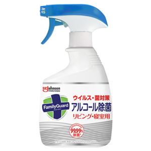 ジョンソン ファミリーガード アルコール除菌 リビング・寝室用 本体 (400mL) 住居用除菌剤 除菌スプレー｜くすりの福太郎