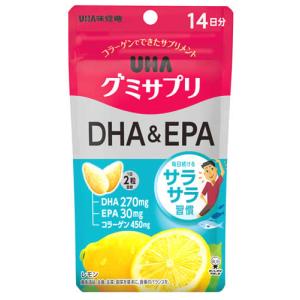 UHA味覚糖 グミサプリ DHA＆EPA 14日分 (28粒) サプリメント　※軽減税率対象商品