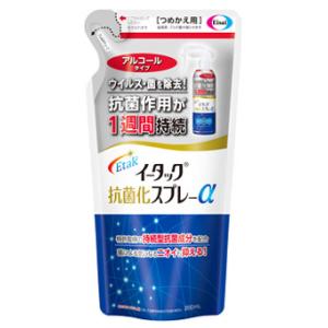 エーザイ イータック 抗菌化スプレーα アルコールタイプ つめかえ用 (200mL) 詰め替え用