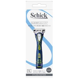 schick（シック） マルチボディシェーバー (本体＋替刃1個付) カミソリ