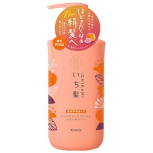 クラシエ いち髪 濃密W保湿ケア シャンプー ポンプ (480mL) ノンシリコン｜kusurinofukutaro