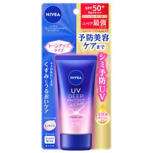 花王 ニベアUV ディープ プロテクト＆ケア トーンアップ エッセンス (50g) SPF50+ PA+++ 日やけ止め 顔・からだ用