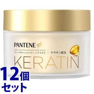 《セット販売》　P&G パンテーン ディープダメージリペアー ヘアマスク (170g)×12個セット 洗い流すトリートメント　P＆G｜kusurinofukutaro