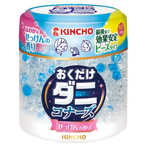 金鳥 KINCHO キンチョウ ダニコナーズ ビーズタイプ 60日用 せっけんの香り (170g) ...