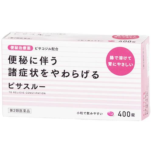 【第2類医薬品】日新薬品工業 ビサスルー (400錠) 便秘治療薬