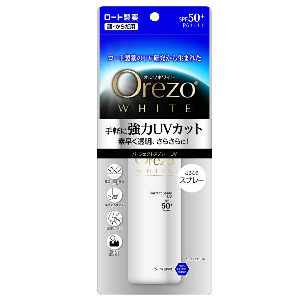 ※ツルハグループ限定※　ロート製薬 Orezo オレゾ ホワイト パーフェクトスプレーUV SPF5...