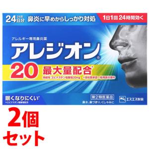 【第2類医薬品】《セット販売》　エスエス製薬 アレジオン20 (24錠)×2個セット アレルギー性鼻炎内服薬　【セルフメディケーション税制対象商品】　送料無料