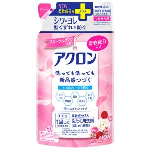 ライオン アクロン フローラルブーケの香り つめかえ用 (380mL) 詰め替え用 洗濯用合成洗剤 おしゃれ着用洗濯洗剤｜kusurinofukutaro