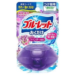 小林製薬 液体ブルーレット おくだけ つけかえ用 やすらぎそよぐラベンダーの香り (70mL) 付け替え用 トイレ用合成洗剤｜kusurinofukutaro