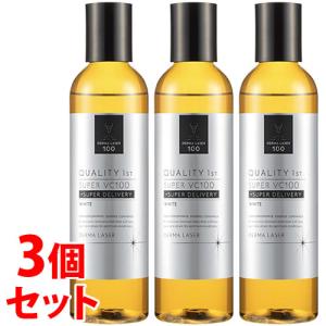 《セット販売》　クオリティファースト ダーマレーザー スーパVC100ホワイト ローション (240mL)×3個セット 化粧水 DERMA LASER　送料無料｜kusurinofukutaro