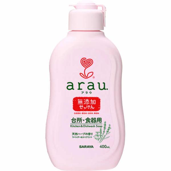 サラヤ アラウ 台所・食器用せっけん (400mL) 食器用洗剤 arau.