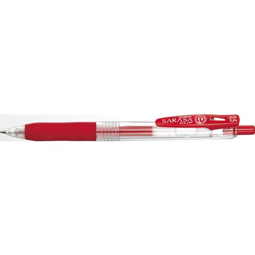 ゼブラ サラサクリップ 0.5mm 赤 ジェルボールペン JJ15-R (1本) ボールペン