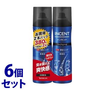 《セット販売》　バスクリン インセント 薬用育毛トニック 無香料 プレミアムクール ペアパック (1...