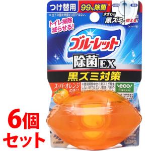 《セット販売》　小林製薬 液体ブルーレットおくだけ 除菌EX スーパーオレンジ つけかえ用 (67mL)×6個セット 付け替え用 水洗トイレ用 芳香洗浄剤｜kusurinofukutaro